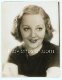4j189 TALLULAH BANKHEAD deluxe 10.75x14 still '30s great smiling portrait by Eugene Robert Richee!
