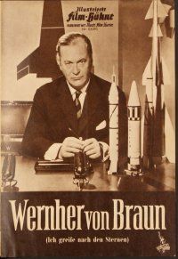 4j296 I AIM AT THE STARS German program '60 Curt Jurgens as Wernher Von Braun, different images!