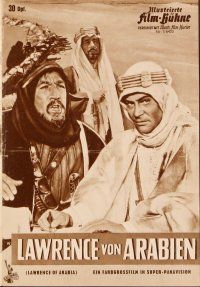 4j312 LAWRENCE OF ARABIA German program '63 David Lean classic starring Peter O'Toole, different!
