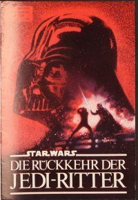 4j510 RETURN OF THE JEDI Austrian program '83 George Lucas classic, art from Revenge posters!
