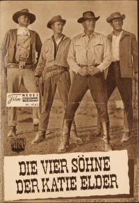 4j521 SONS OF KATIE ELDER Austrian program '66 John Wayne, Dean Martin, different images!