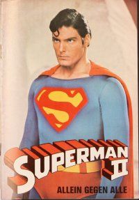 4j524 SUPERMAN II Austrian program '81 Christopher Reeve, Gene Hackman, different images!