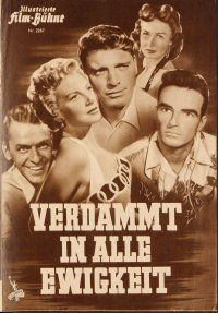 4j281 FROM HERE TO ETERNITY German program '54 Lancaster, Kerr, Sinatra, Reed, Clift, different!