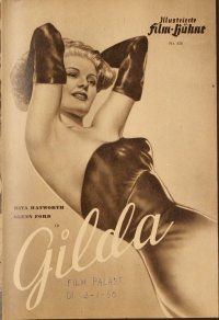 4j285 GILDA German program '49 many different images of sexiest Rita Hayworth & Glenn Ford!