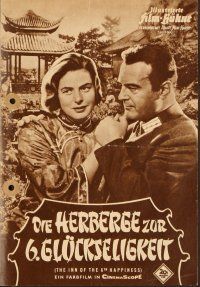 4j300 INN OF THE SIXTH HAPPINESS German program '59 Ingrid Bergman & Curt Jurgens, different!