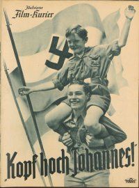 4j309 KOPF HOCH JOHANNES German program '41 wild pro-Nazi Youth movie directed by Viktor de Kowa!