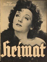 4j320 MAGDA German program '38 Froelich's Heimat, small town girl becomes famous opera singer!