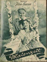 4j324 MAYTIME German program '37 different images of Jeanette MacDonald & Nelson Eddy!