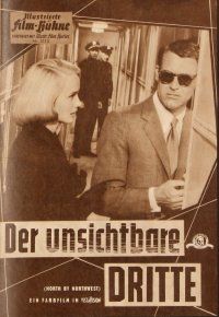 4j332 NORTH BY NORTHWEST Illustrierte Film-Buhne German program '59 Cary Grant, Saint, Hitchcock