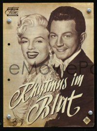 4j385 THERE'S NO BUSINESS LIKE SHOW BUSINESS German program '54 lots of different Marilyn Monroe!