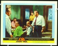 4k005 12 ANGRY MEN LC #3 '57 Lee J. Cobb says that the knife IS the knife that killed the father!