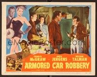 4k050 ARMORED CAR ROBBERY LC #3 '50 wounded Charles McGraw holds partners at gunpoint!