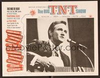 4k073 BIG T.N.T. SHOW LC #5 '66 close up of Roger Miller playing his guitar and singing!