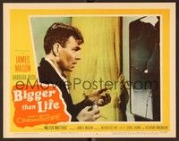 4k074 BIGGER THAN LIFE LC #8 '56 Nicholas Ray, c/u of James Mason in bathroom taking his pills!