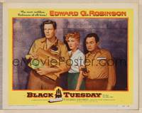 4k078 BLACK TUESDAY LC #5 '55 Peter Graves, sexy Jean Parker & ruthless Edward G Robinson!