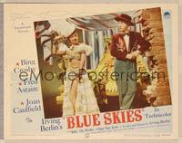 4k083 BLUE SKIES LC #8 '46 Bing Crosby in gaucho suit with sexy Olga San Juan, Irving Berlin!