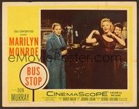 4k101 BUS STOP LC #8 '56 Betty Field watches sexy Marilyn Monroe in diner!