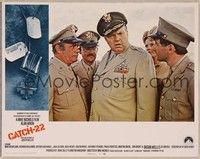 4k108 CATCH 22 LC #2 '70 Orson Welles as Dreedle listens in amazement to his men!