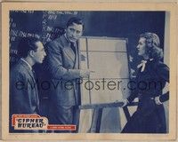 4k114 CIPHER BUREAU LC '38 cryptographer Leon Ames shows two students how to break a code!