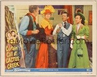 4k133 CURTAIN CALL AT CACTUS CREEK LC #8 '50 Donald O'Connor & Gale Storm watch Walter Brennan!