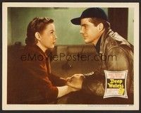 4k144 DEEP WATERS LC #5 '48 close up of Dana Andrews holding pretty Jean Peters' hands!