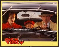 4k157 DICK TRACY LC '90 Warren Beatty, Annette Bening & Charlie Korsmo in car!