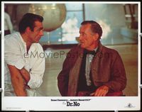 4k172 DR. NO LC R84 close up of Sean Connery as James Bond talking with Bernard Lee as M!