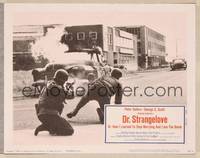 4k176 DR. STRANGELOVE LC '64 Stanley Kubrick classic, soldiers try to capture Sterling Hayden!