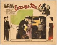 4k191 EXCUSE ME LC '25 Norma Shearer & Conrad Nagel have true love!