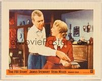 4k204 FBI STORY LC #2 '59 detective Jimmy Stewart is mad Vera Miles opened the mail!