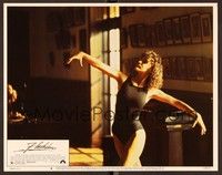 4k211 FLASHDANCE LC #4 '83 sexy dancer/welder Jennifer Beals dancing in leotard in studio!