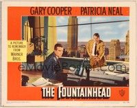 4k223 FOUNTAINHEAD LC #8 '49 Gary Cooper as Howard Roark confronts Kent Smith as Peter Keating!