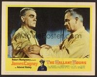 4k235 GALLANT HOURS LC #2 '60 James Cagney as Admiral Bull Halsey gets a shot!