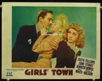 4k248 GIRLS' TOWN LC '42 Kenneth Howell with June Storey & Edith Fellows!