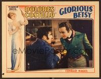 4k250 GLORIOUS BETSY LC '28 Dolores Costello in border, Conrad Nagel crosses swords with bad guy!