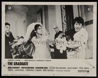4k262 GRADUATE int'l LC #5 '68 Dustin Hoffman grabs Katharine Ross from Anne Bancroft at wedding!