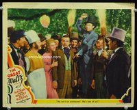 4k267 GREAT WALTZ LC '38 man tells crowd that Fernand Gravet is one of the people!