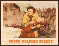4k268 GREEN DOLPHIN STREET LC #5 R55 close up of Van Heflin holding wounded Lana Turner!