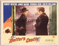 4k280 HATTER'S CASTLE LC #1 '48 close up of young James Mason glaring at Robert Newton!