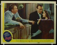 4k288 HER CARDBOARD LOVER LC '42 George Sanders tries to restrain Norma Shearer by Chill Wills!