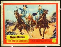 4k302 HORSE SOLDIERS LC #2 '59 best art of cavalry man John Wayne on horseback, John Ford