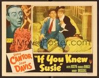 4k326 IF YOU KNEW SUSIE LC #5 '47 wacky Eddie Cantor with pretty Joan Davis in warehouse!