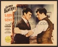 4k350 LADY & GENT LC '32 George Bancroft in major staredown with Charles Starrett!
