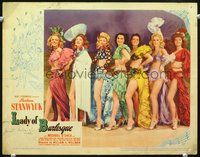 4k357 LADY OF BURLESQUE LC '43 seven sexy girls in chorus line wearing wild costumes!