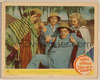 4k369 LOST IN A HAREM LC #8 '44 Bud Abbott keeps Lou Costello from tearing 'em apart!