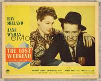 4k370 LOST WEEKEND LC #5 '45 alcoholic Ray Milland & Doris Dowling, directed by Billy Wilder!