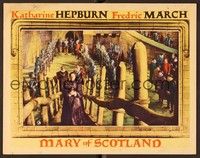 4k387 MARY OF SCOTLAND LC '36 Katharine Hepburn walking bravely up ramp, directed by John Ford!