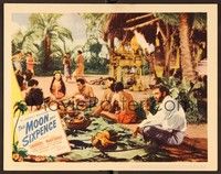 4k397 MOON & SIXPENCE LC '42 bearded George Sanders drinking from coconut in the tropics!
