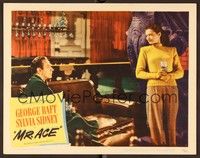 4k399 MR. ACE LC #7 '46 George Raft stares longingly at pretty Sylvia Sidney, film noir!