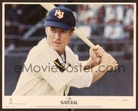 4k408 NATURAL LC #7 '84 best close up of baseball player Robert Redford up to bat!